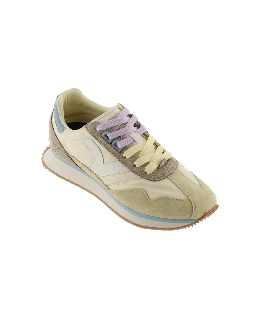 Baskets pour Femme Victoria Root Jaune. 3/4