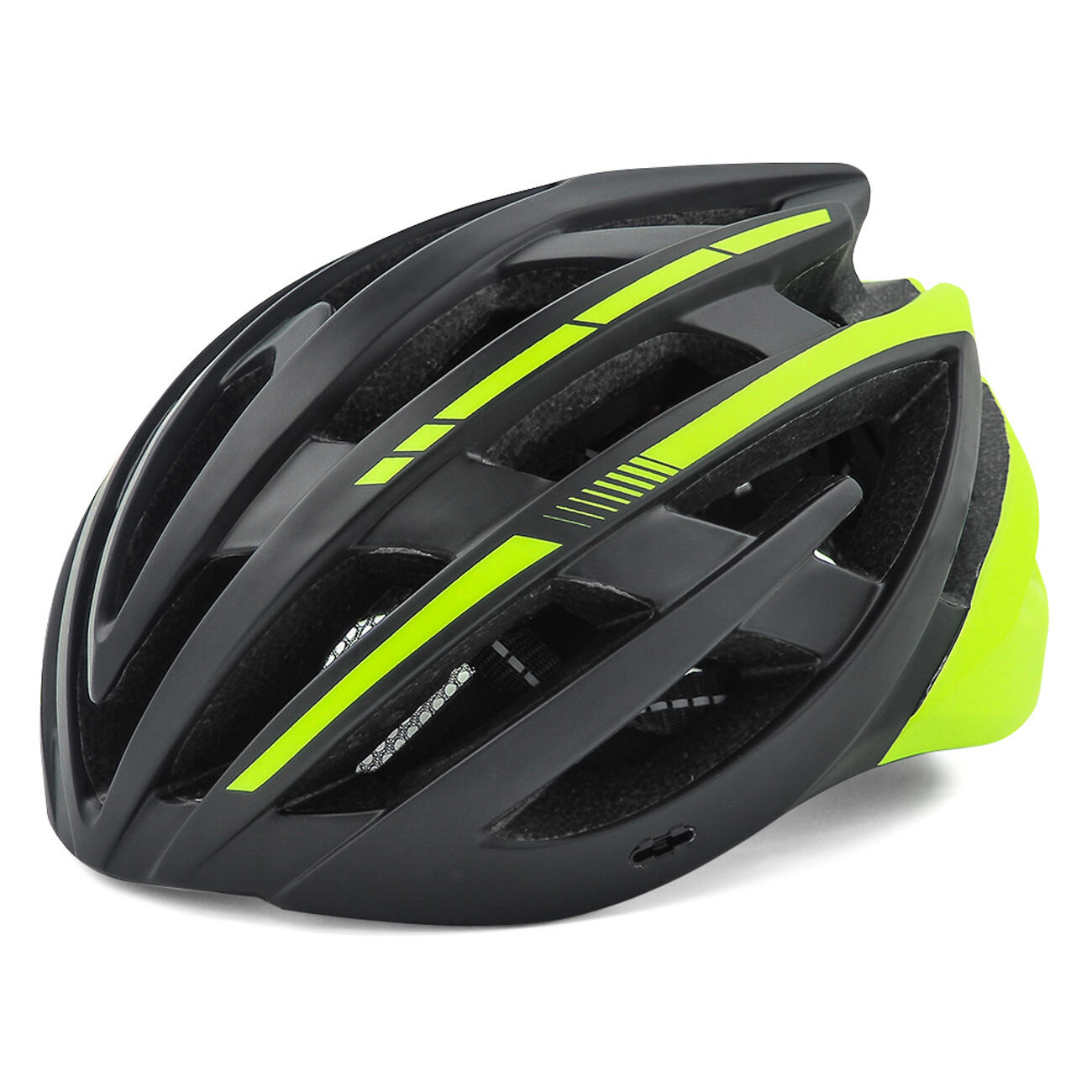 Kask rowerowy MTB Wozinsky M 54-57 cm z lampką USB czarno-żółty 2/7