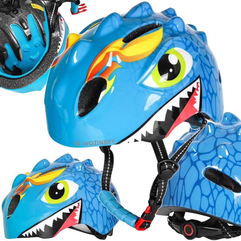 PUKY Helmet S Blue | Children's Bicycle Helmet 48-55 Cm | Lightweight 220g | Maximum Protection & Ventilation | 360° Visibility With Light Module | Ideal For Safety And Comfort On The Bicycle