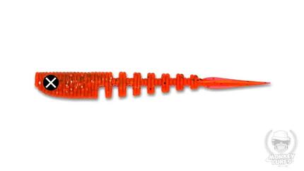 Softbaits - MONKEY LURES – Shaky Lui (Baba Brown, 10 cm)
