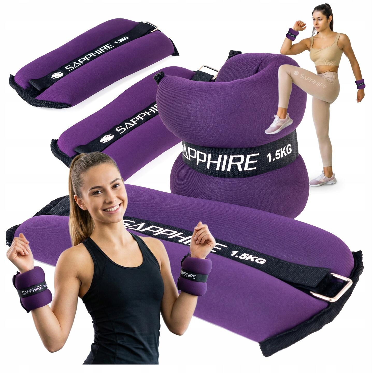 Obciążenia na rzep Sapphire 2x1,5 kg SG-10/15R