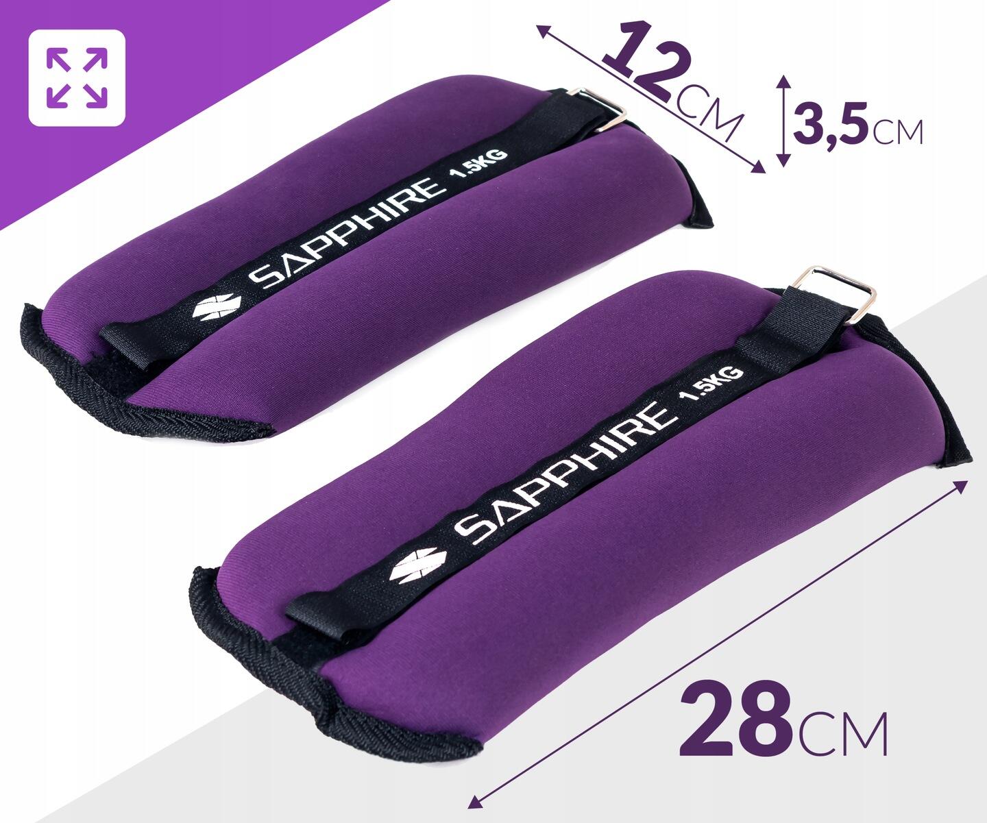 Obciążenia na rzep Sapphire 2x1,5 kg SG-10/15R 6/7
