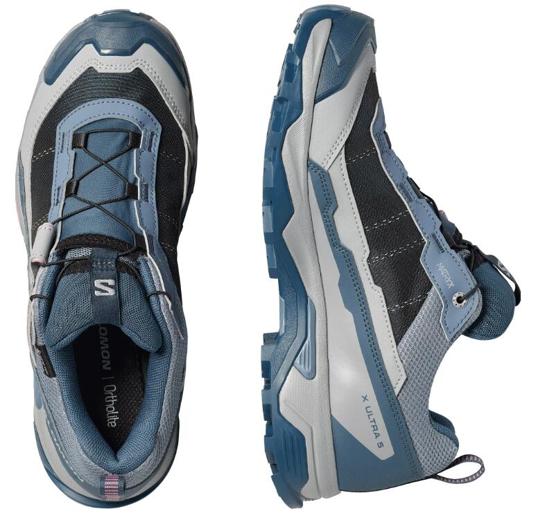 Chaussure de Randonnée Femme Salomon "X ULTRA 5 GTX W" Bleu 4/7