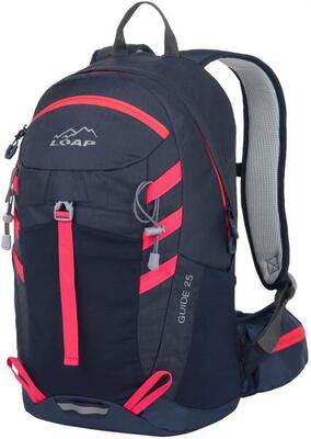 Outdoorrugzak loap guide 25 dblauw-pnk blauw