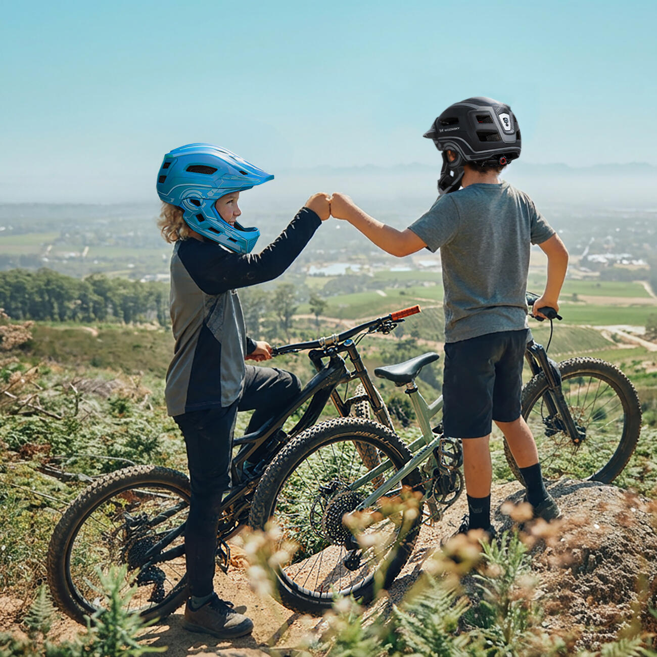 Casque de vélo intégral pour enfants avec lumière arrière USB Wozinsky 7/7