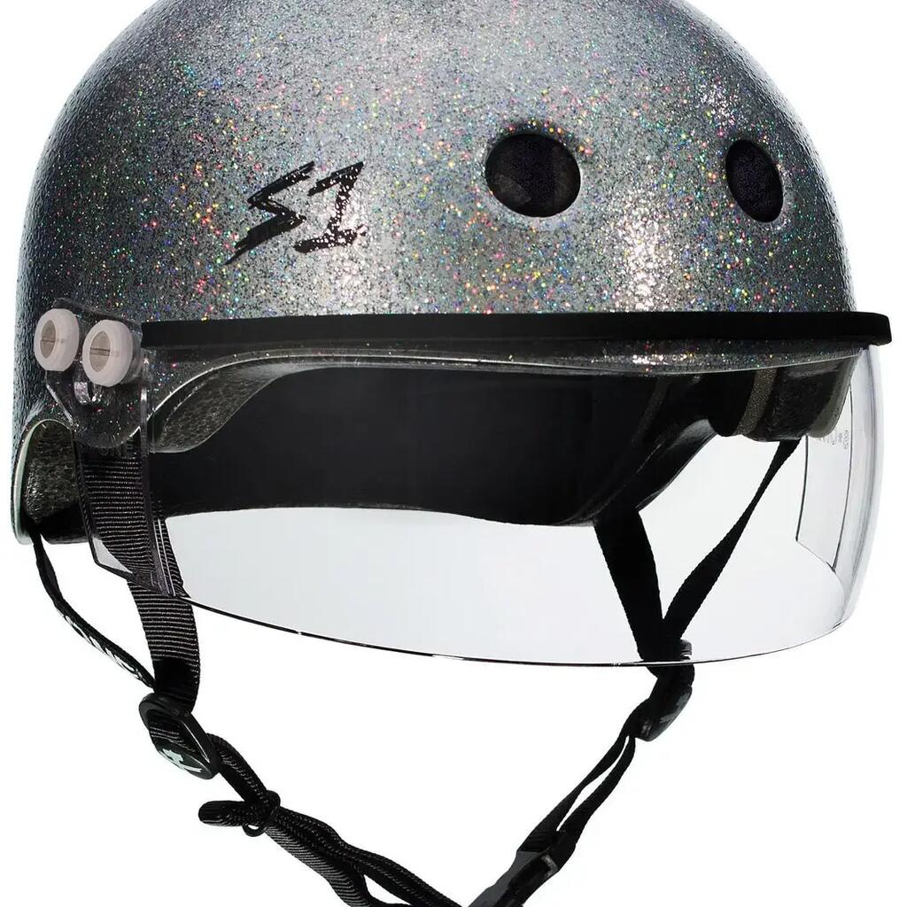 Protective Gear - Lifer Visor Silver Glitter - XL - S One