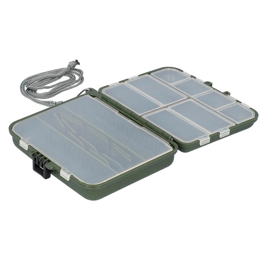 Pêche Boîte Leurres Double Face Compacte Avec Cordon H376 2/2