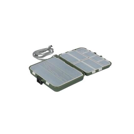 Pêche Boîte Leurres Double Face Compacte Avec Cordon H376