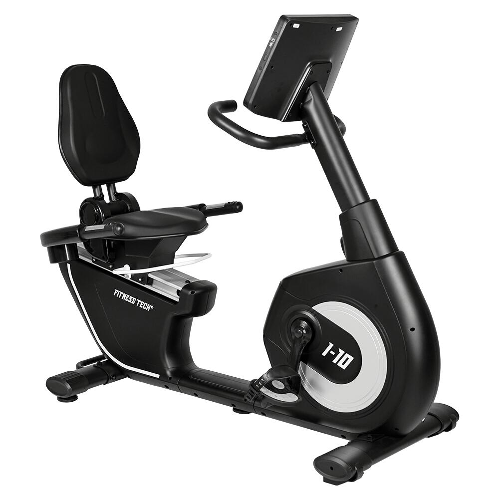 Vélo d'appartement inclinable I-10 Pro | Bluetooth Kinomap | Fitness Tech 4/6