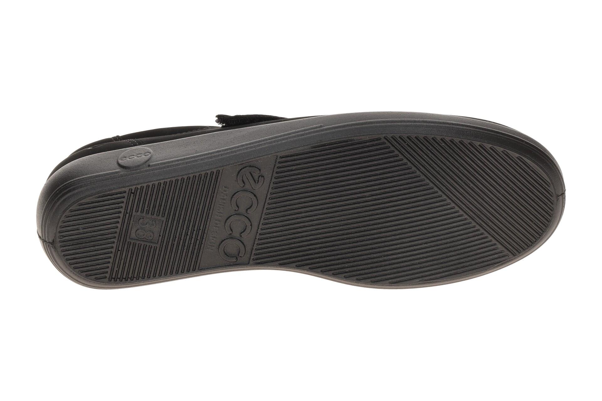 Ecco Soft 2 Schuhe Mary-Jane Ballerina schwarz 207503 7/7