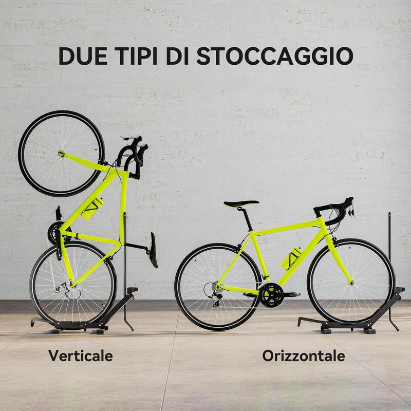 Suport reglabil pentru biciclete SPORTNOW din oțel și plastic, negru
