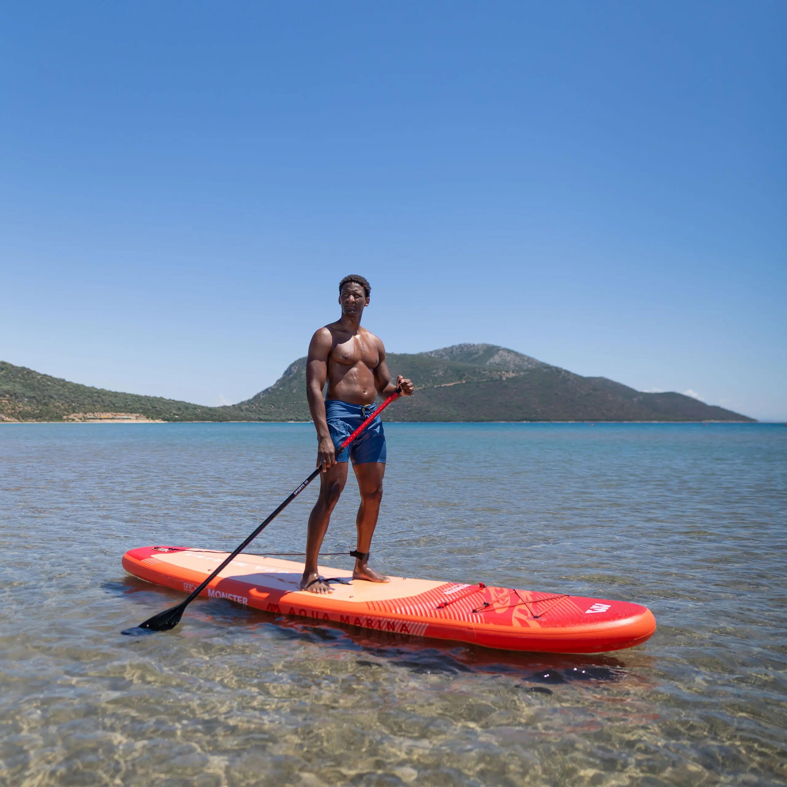 Tavola SUP gonfiabile Aqua Marina Monster 12'0" 2026 + pagaia con boa 7/7