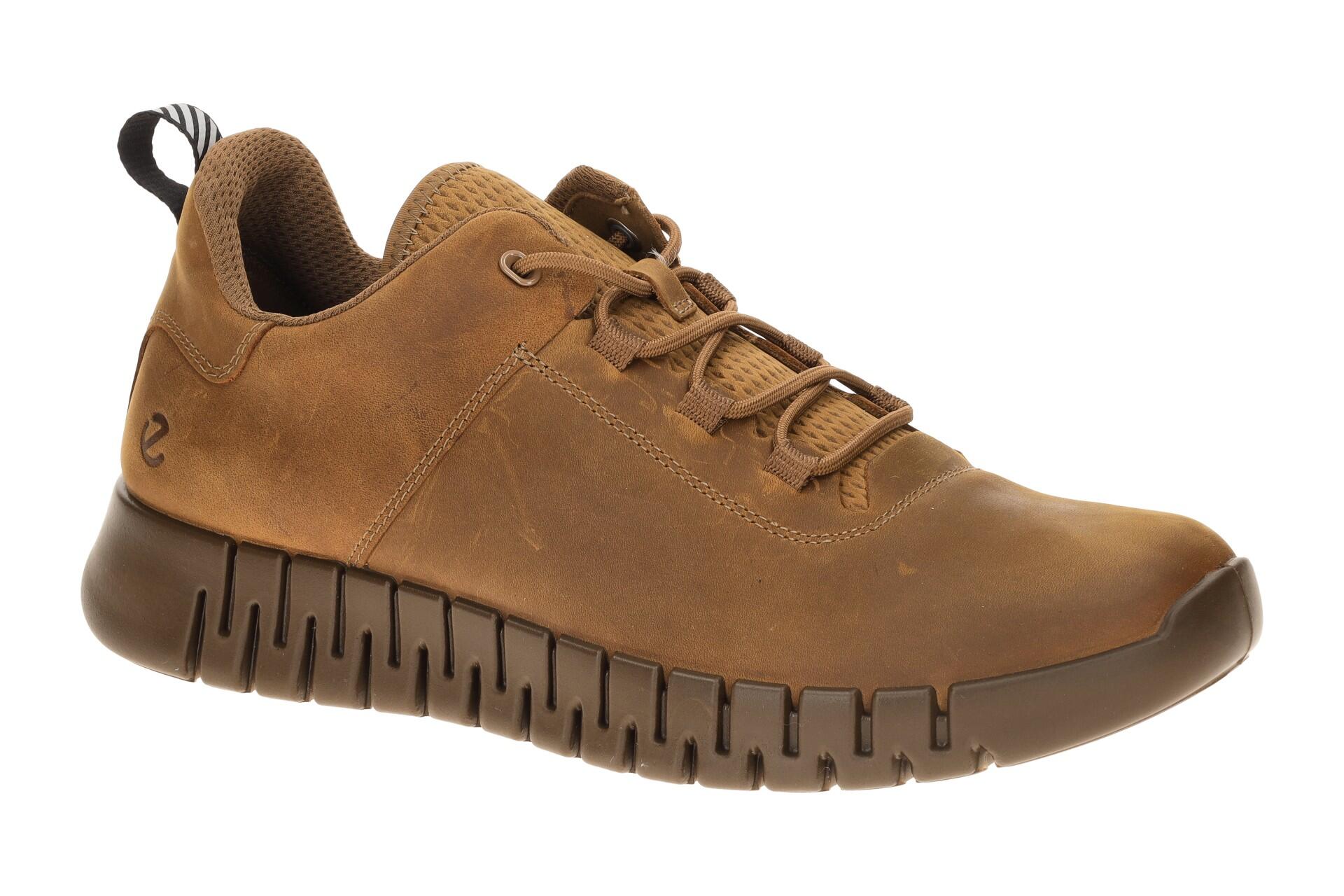 Ecco Gruuv Schuhe braun camel Herren Sneakers 525204 1/7