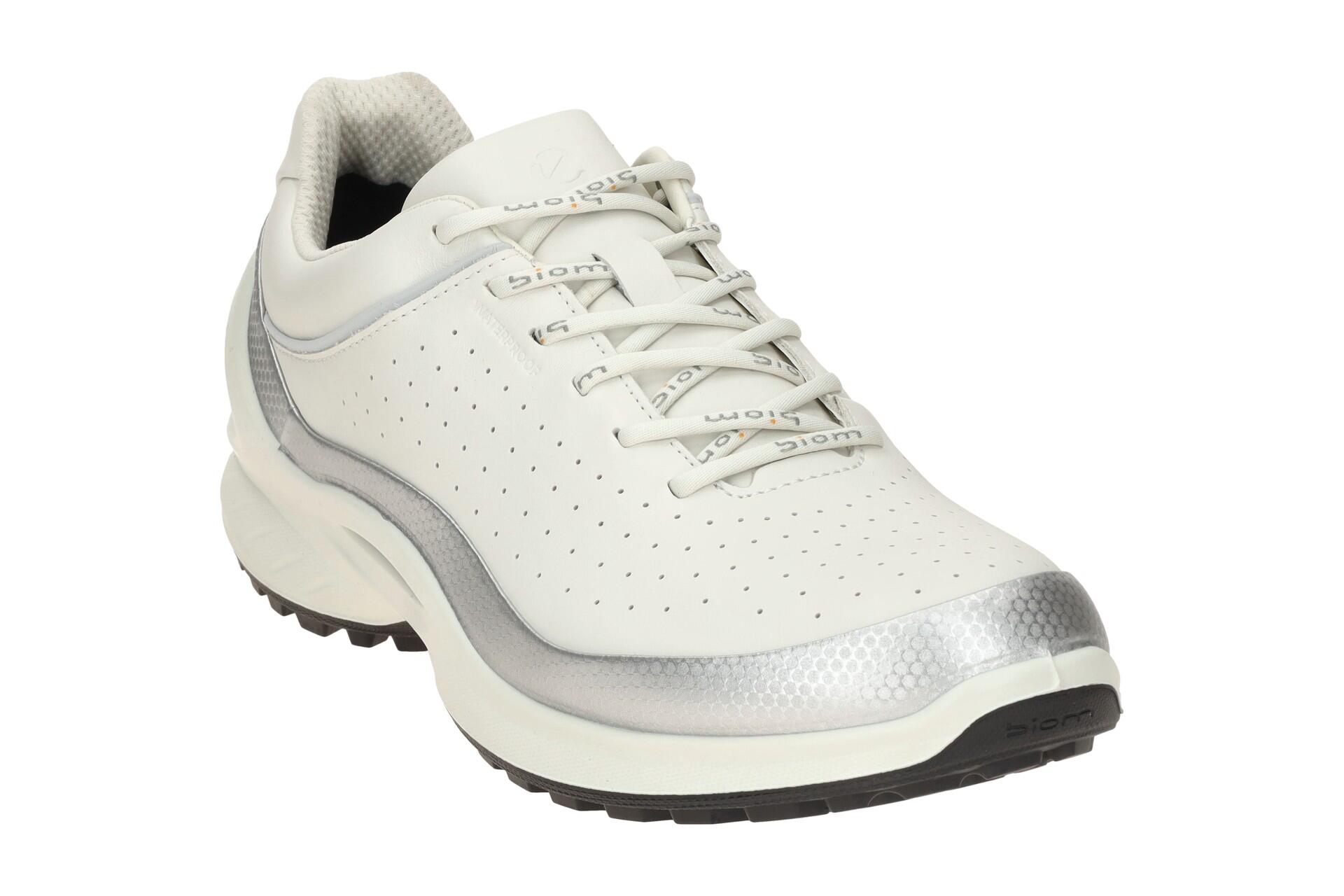 ecco Biom Energi Schuhe weiß silber Sneaker Waterproof 3/7