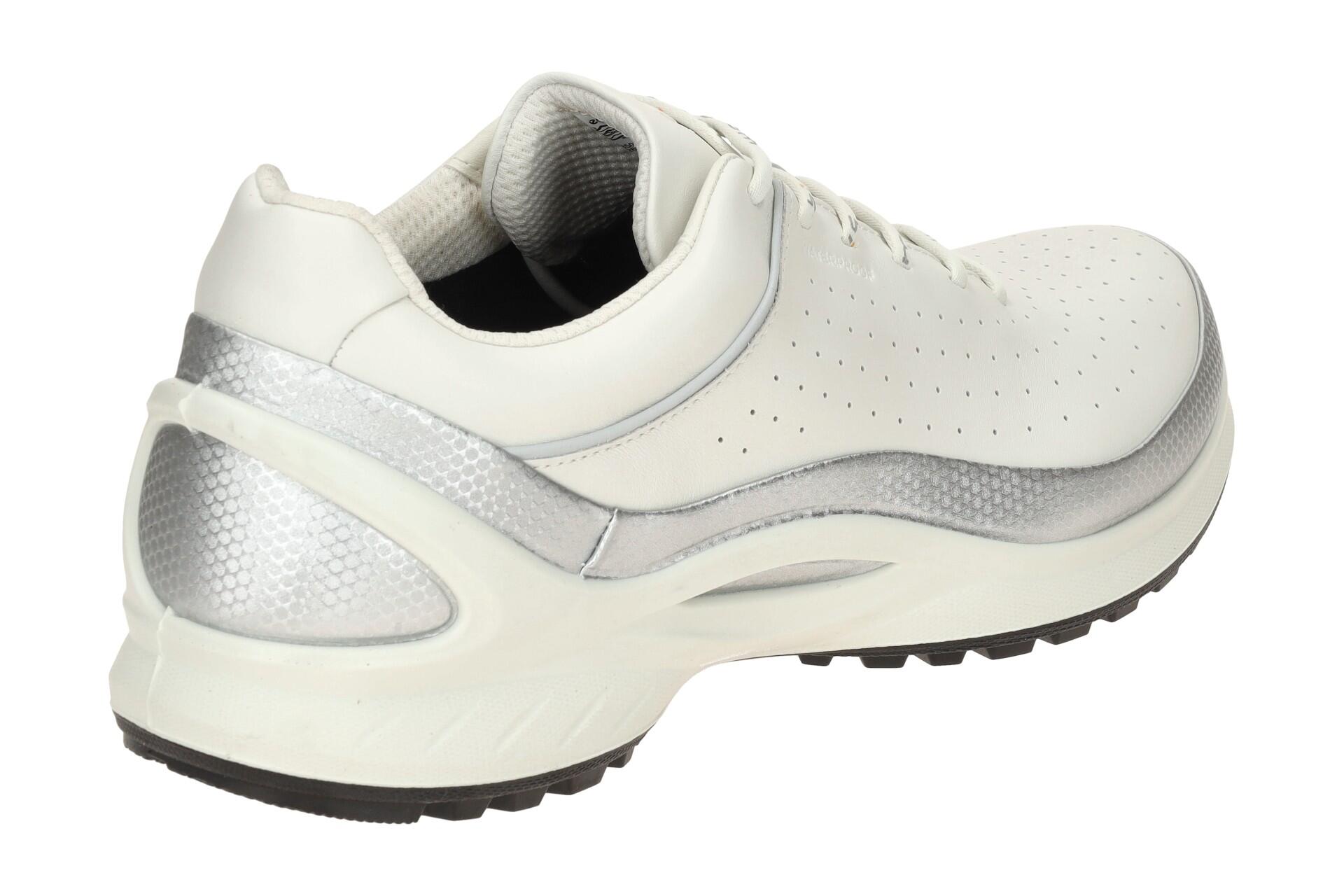 ecco Biom Energi Schuhe weiß silber Sneaker Waterproof 4/7