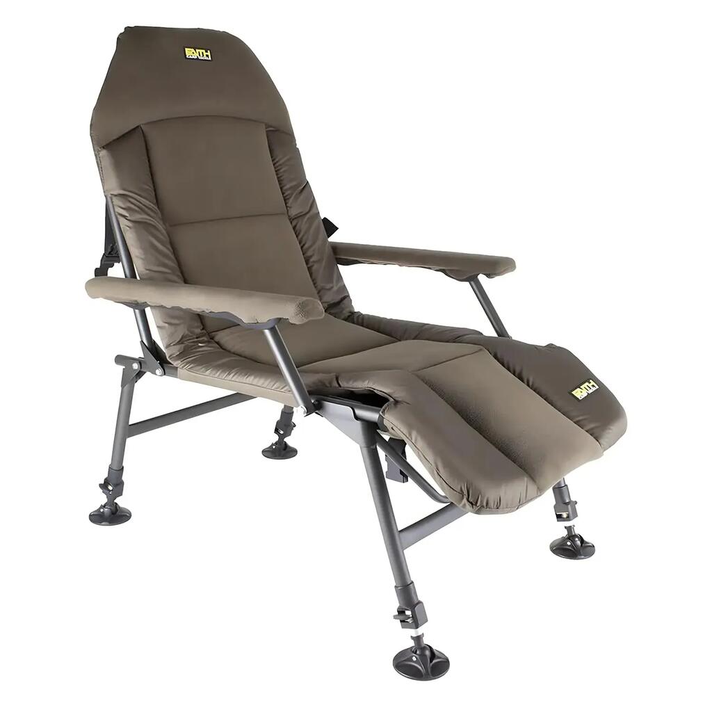 XL Carp Chair - Fleece Lined - Adjustable Legs - 125 kg - 92 x 66 x 99 cm