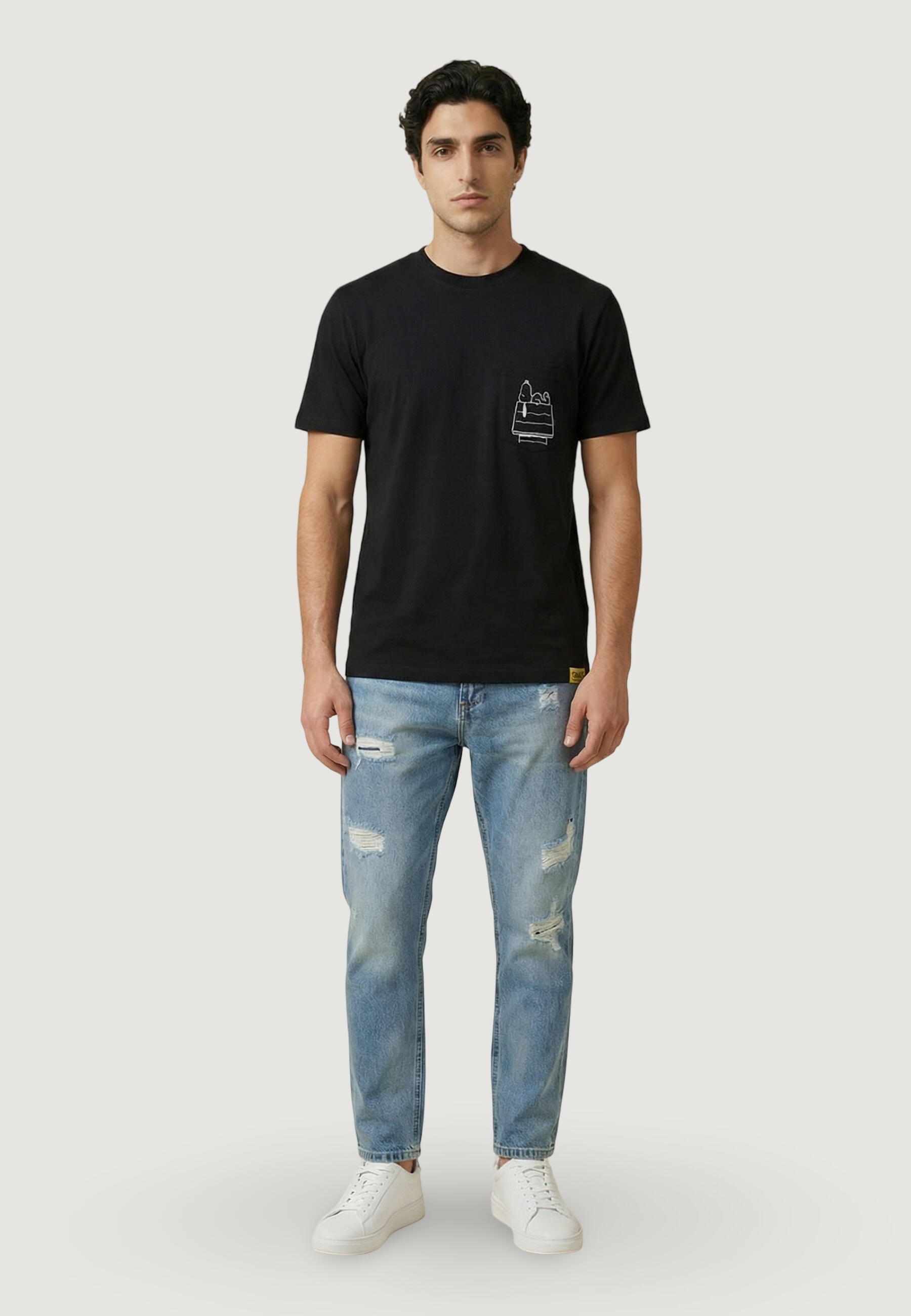 Camiseta crop-top Onspeanuts Rlx Ss Pct Lic Tee HOMBRE 4/5