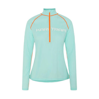 Maglia sottile 1/2 zip a maniche lunghe donna Kari Traa Ella