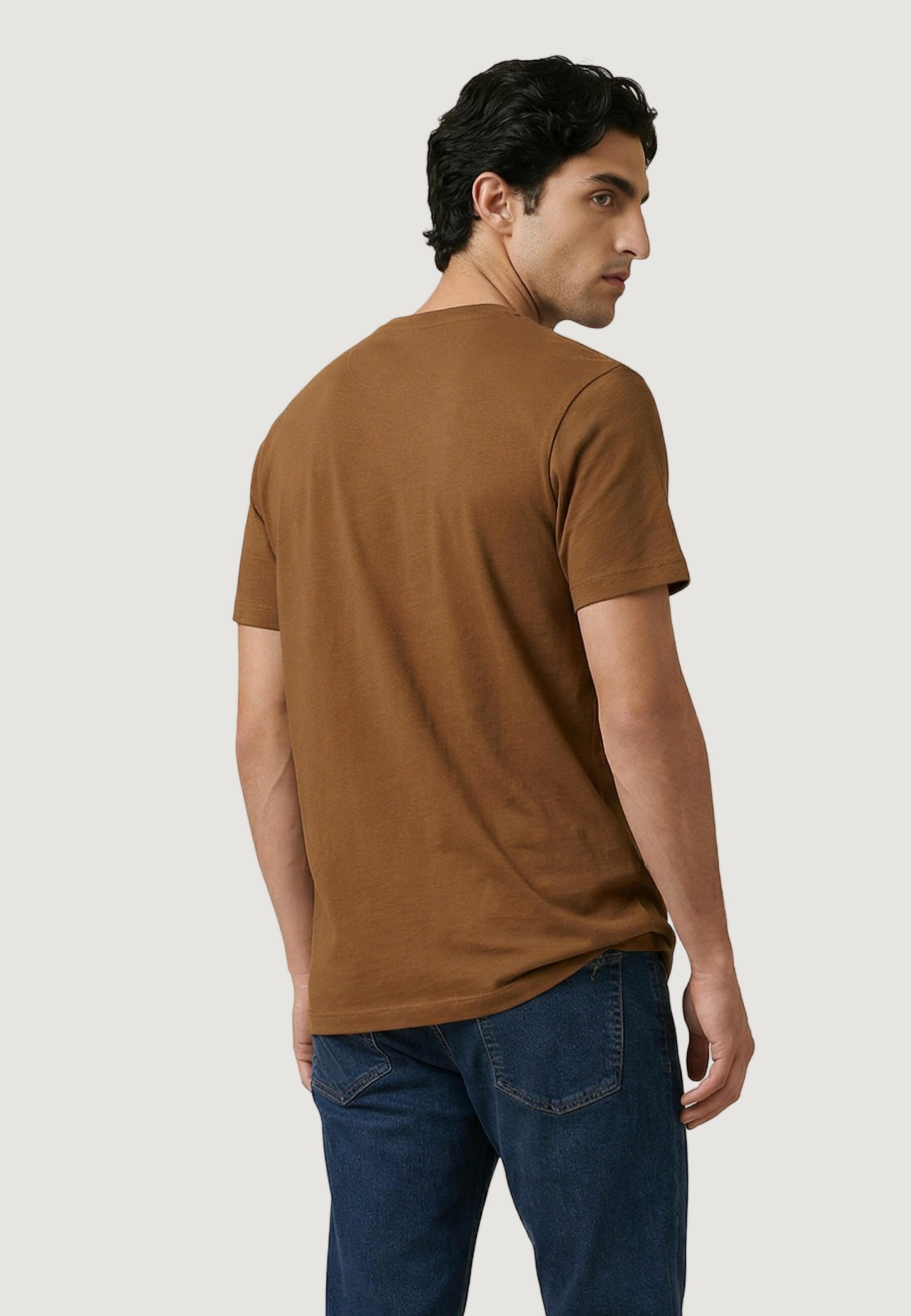 T-shirt Crop Top MICK-BASIC HOMEM 3/5