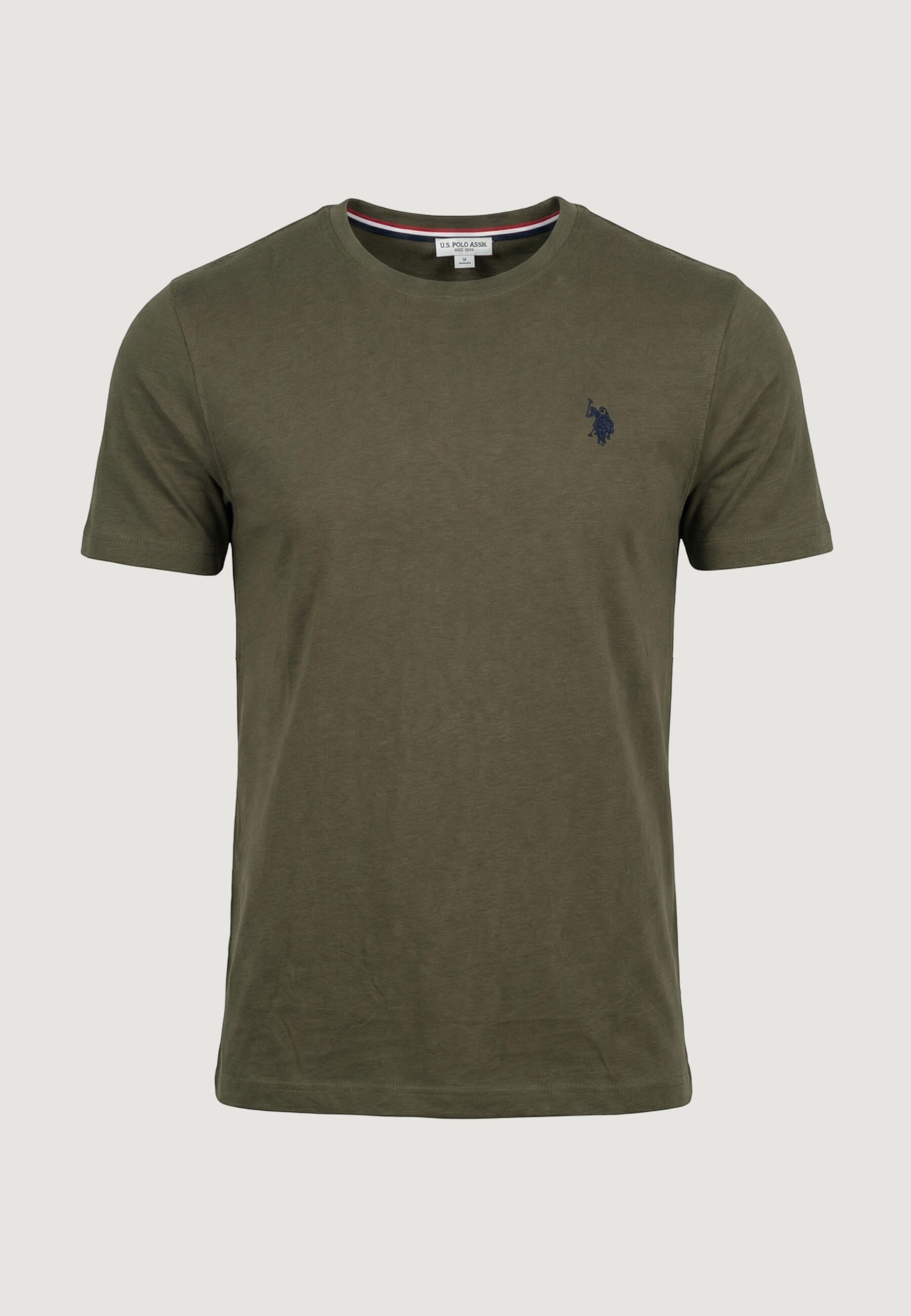 t-shirt crop top MICK-BASIC HOMME olive verte 5/5