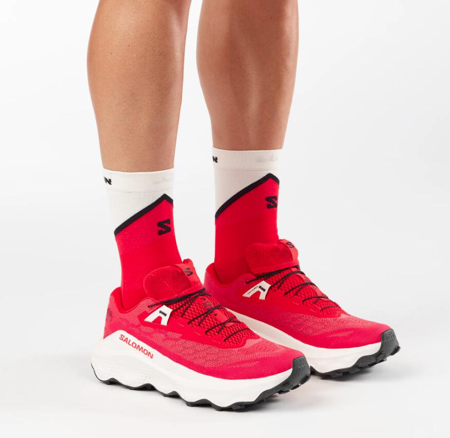 Chaussure de Trail Homme Salomon "ULTRA GLIDE 4" Rouge 7/7