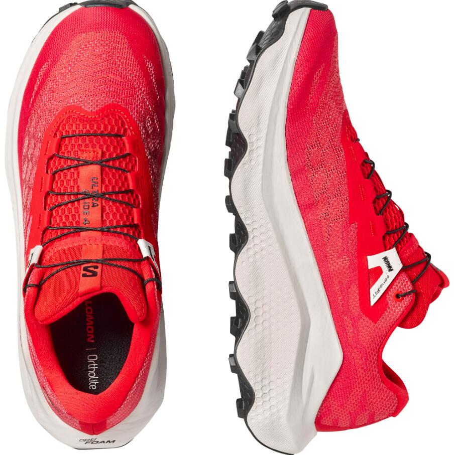 Chaussure de Trail Homme Salomon "ULTRA GLIDE 4" Rouge 4/7