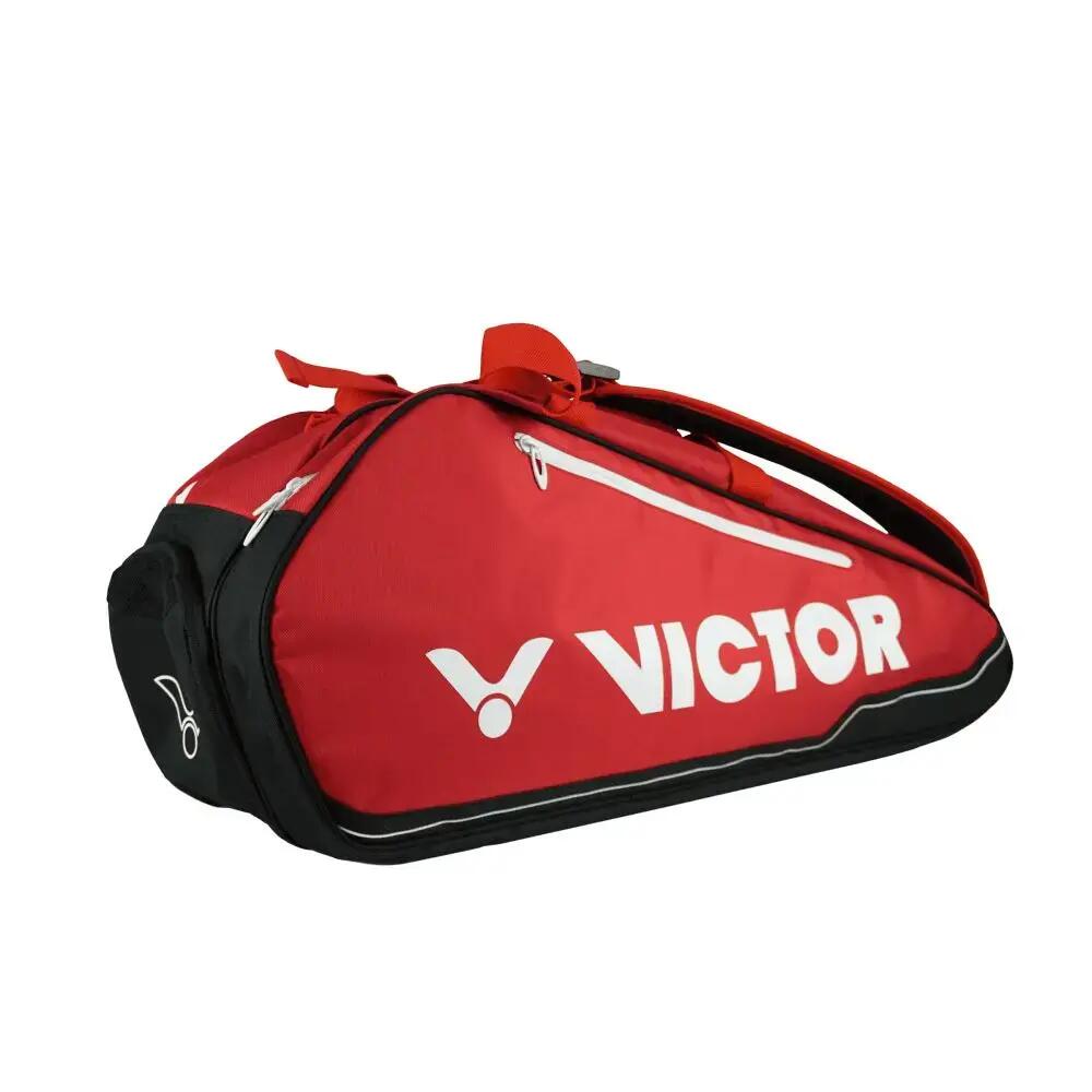 Victor Doublethermobag 9115 B Badminton Racket Bag Red Dual Thermal Compartments