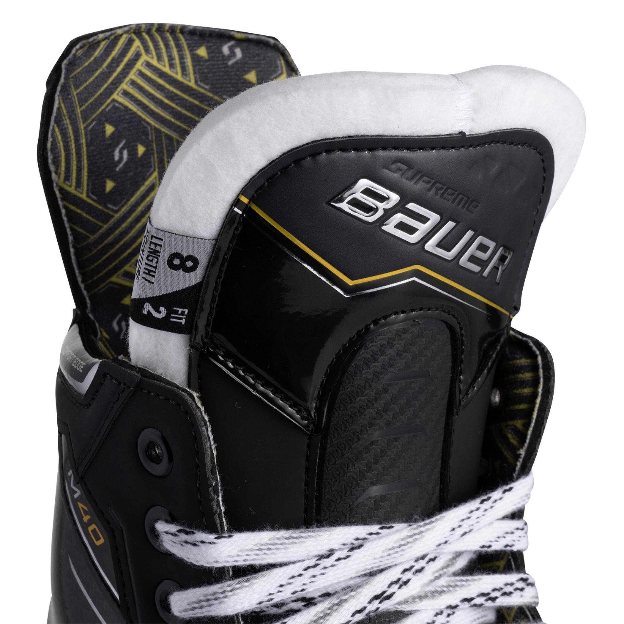 BAUER Supreme M40 SR Eishockeyschuhe, Größe 3 4/4