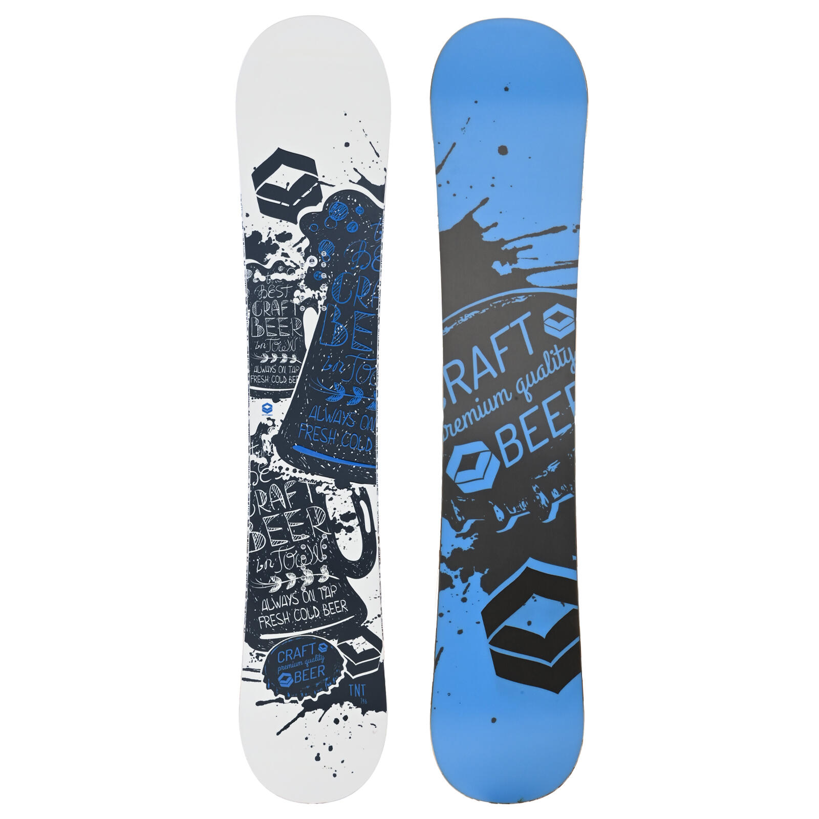 FTWO Set Snowboard TNT Blau 146cm mit Pipe Bindung M Sale 3/5
