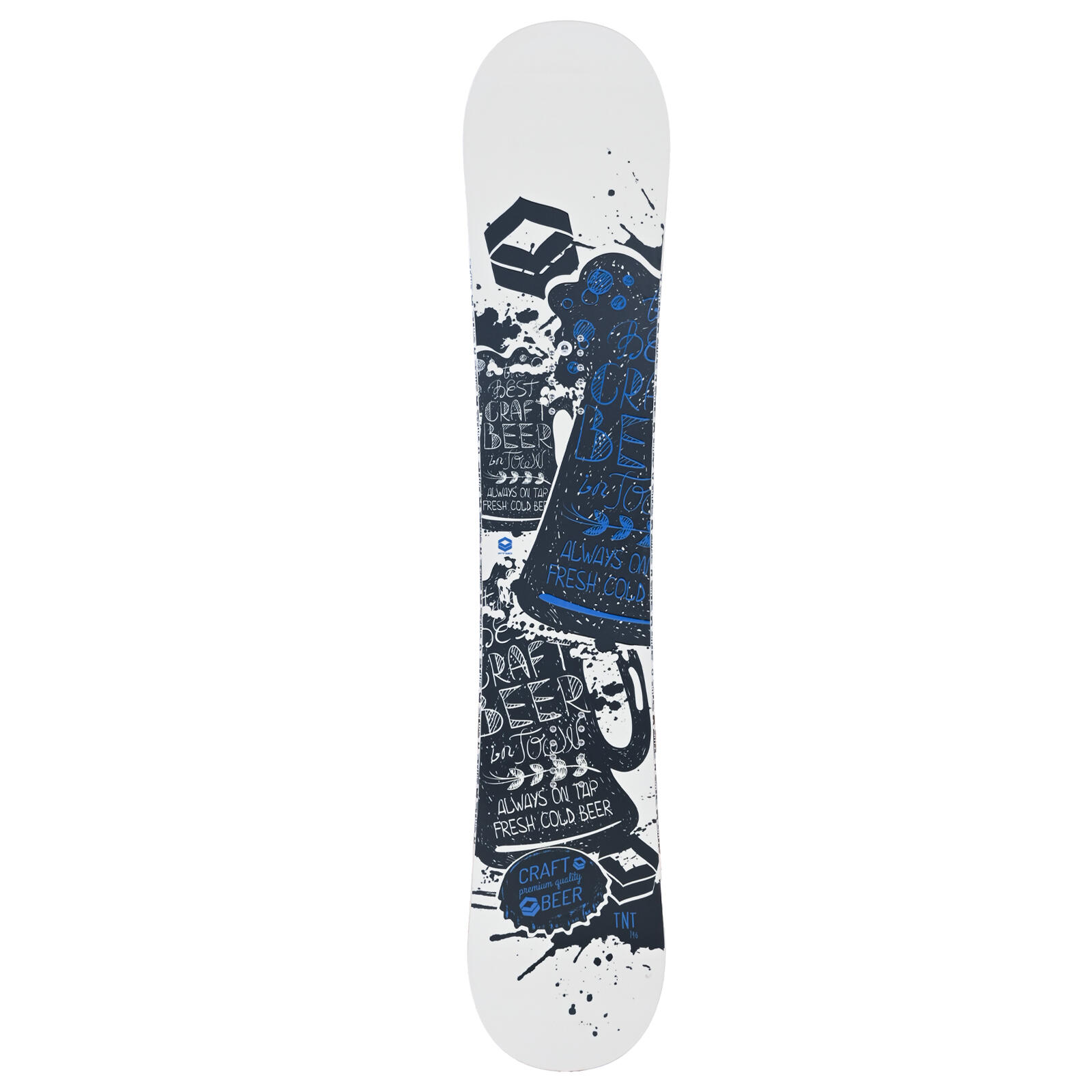 FTWO Set Snowboard TNT Blau 146cm mit Pipe Bindung M Sale 4/5