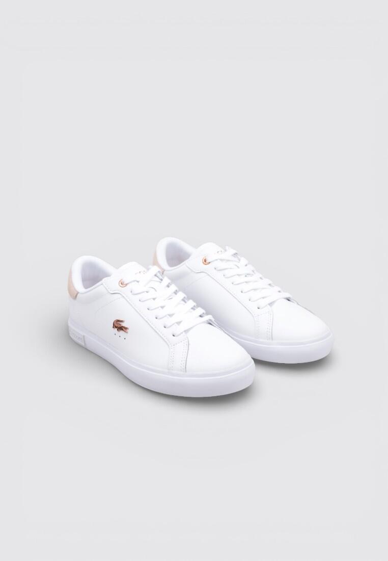 Zapatillas Deportivas Mujer Lacoste POWERCOURT Blanc 2/4