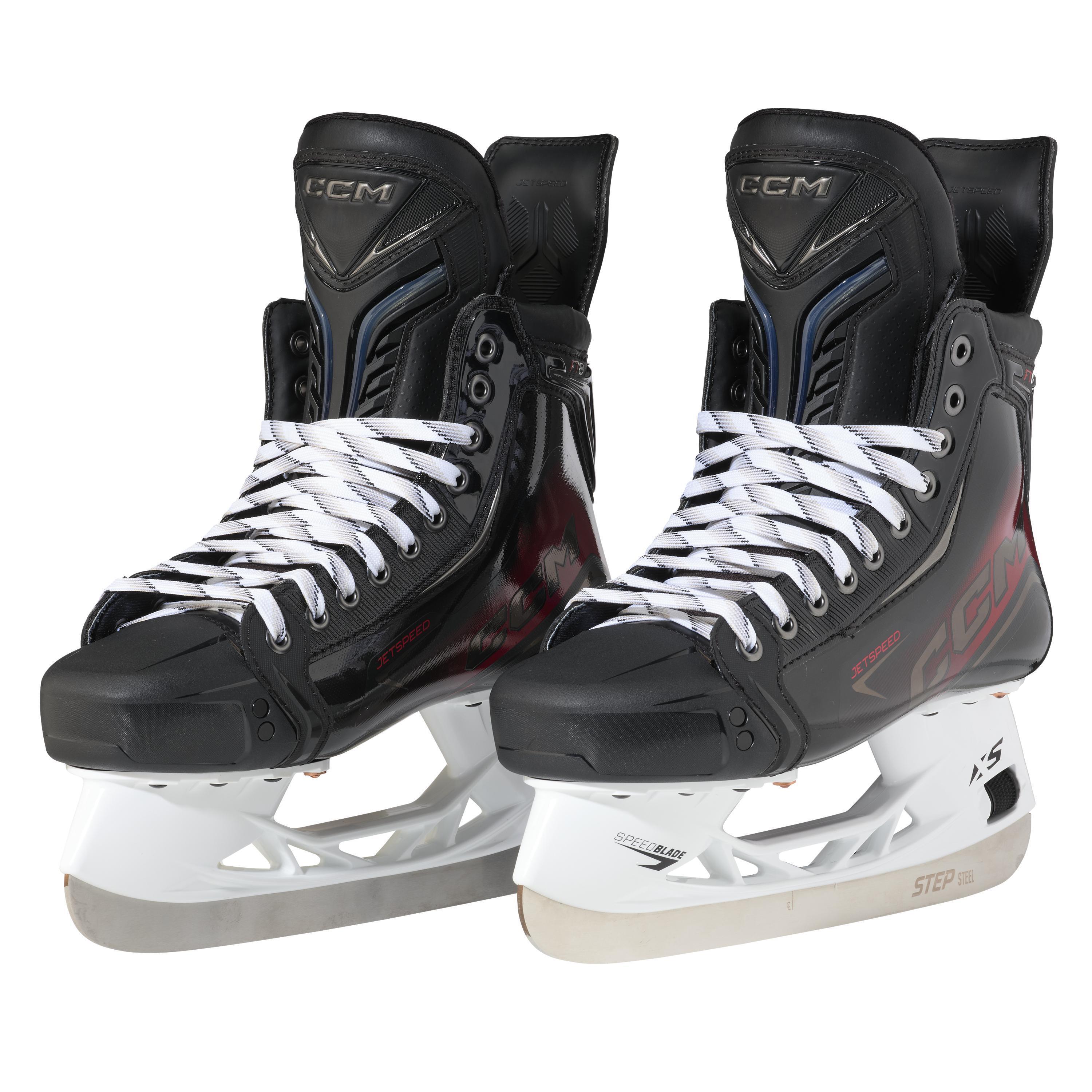 Patines de hockey senior CCM JetSpeed ​​FT8, ancho regular 3/5