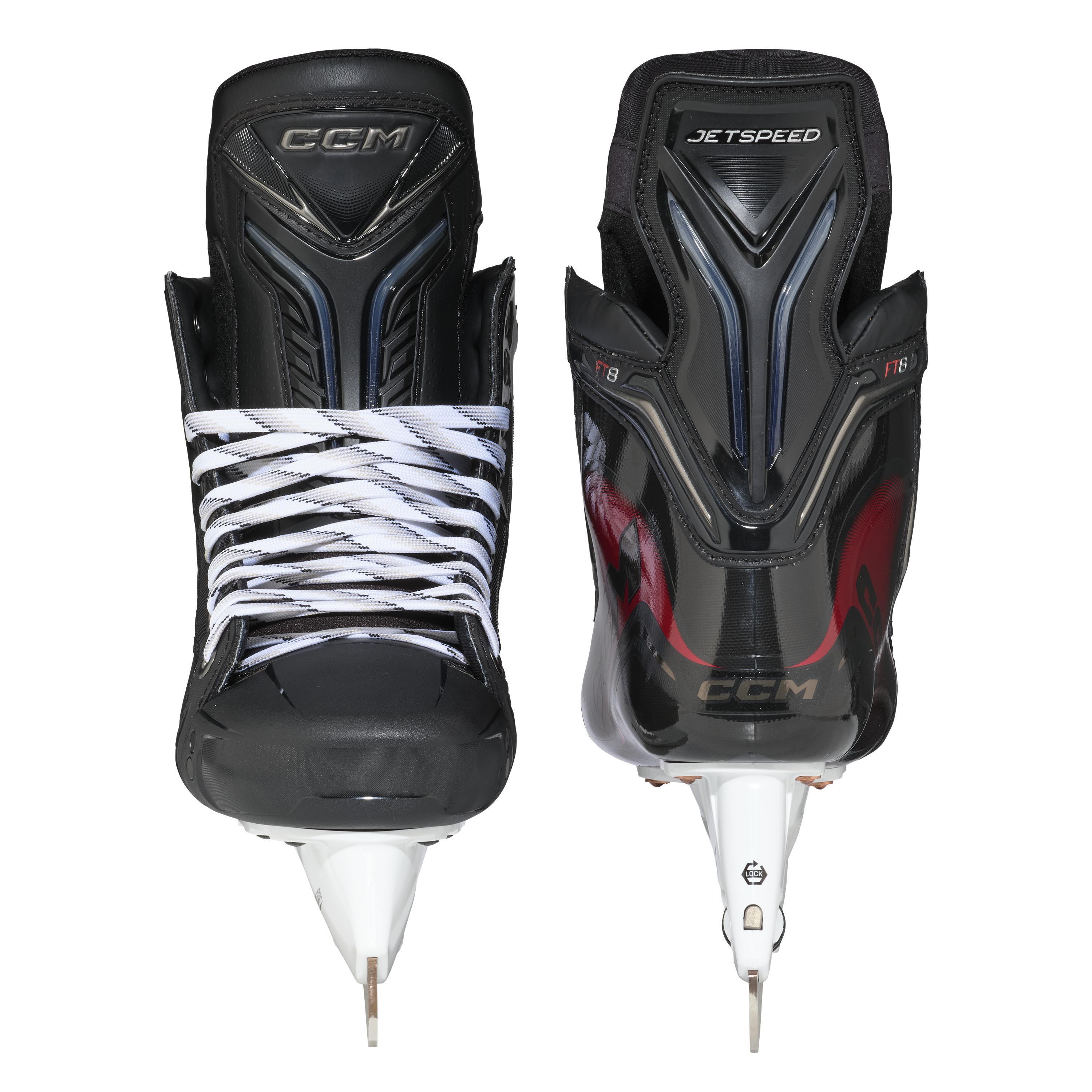 Patines de hockey senior CCM JetSpeed ​​FT8, ancho regular 2/5