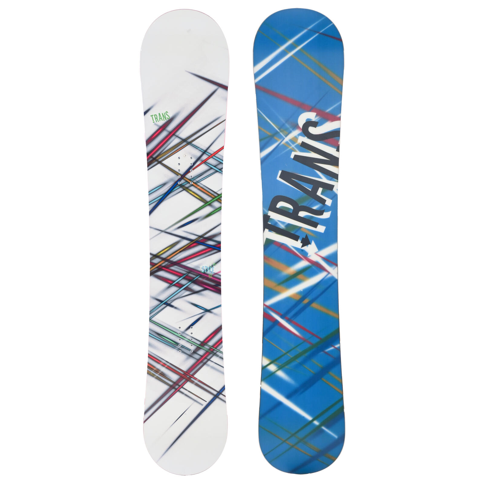 Trans Set Snowboard Style Weiss 152cm mit Pipe Bindung M Sale 3/5