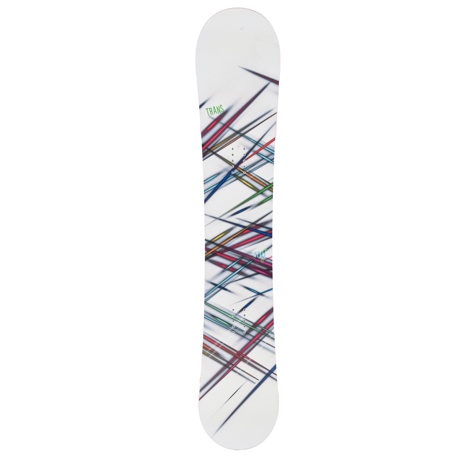 Trans Set Snowboard Style Weiss 152cm mit Pipe Bindung M Sale 4/5