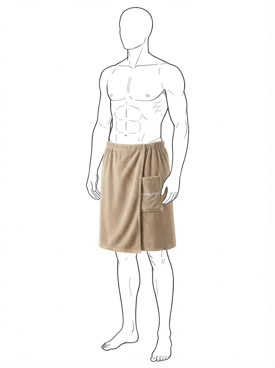 Saunahandtuch/Kilt für Herren 2/2