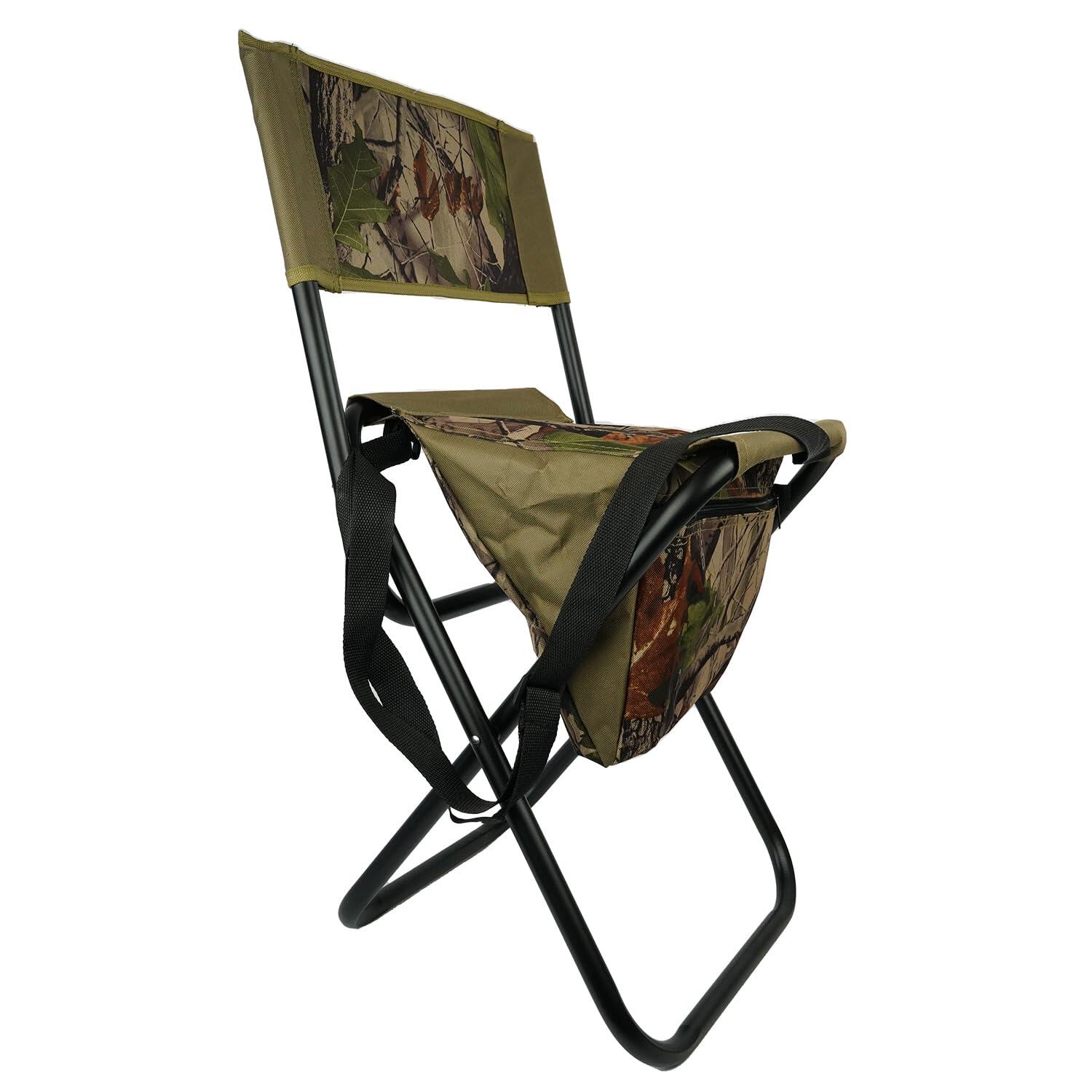 Silla plegable - Taburete de pesca - Con respaldo 2/6