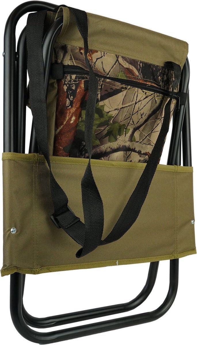 Silla plegable - Taburete de pesca - Con respaldo 5/6