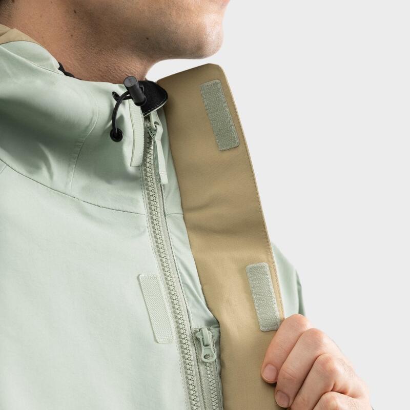 Geacă de snowboard supradimensionată pentru W8 Yuki Olive Green Verde