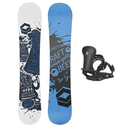 FTWO Set Snowboard TNT Blau 146cm mit Pipe Bindung M Sale
