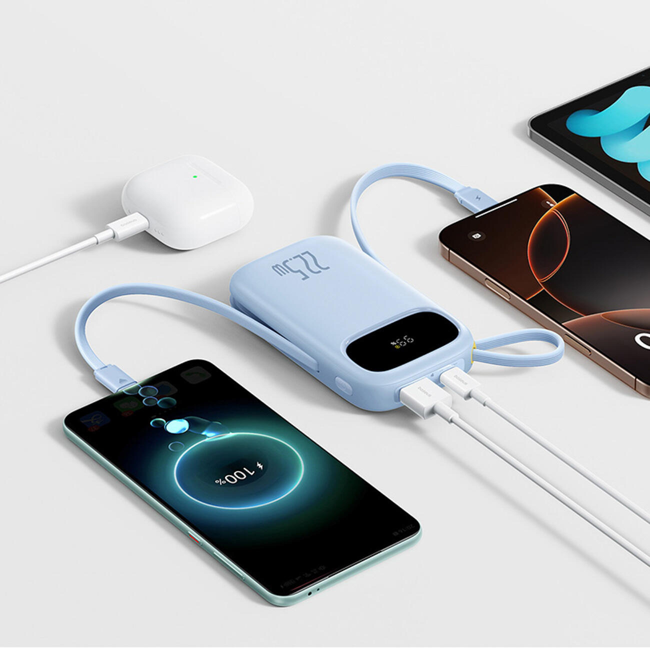 Powerbank Baseus 20000 mAh 22.5W USB-C Lighting USB-A 2/7