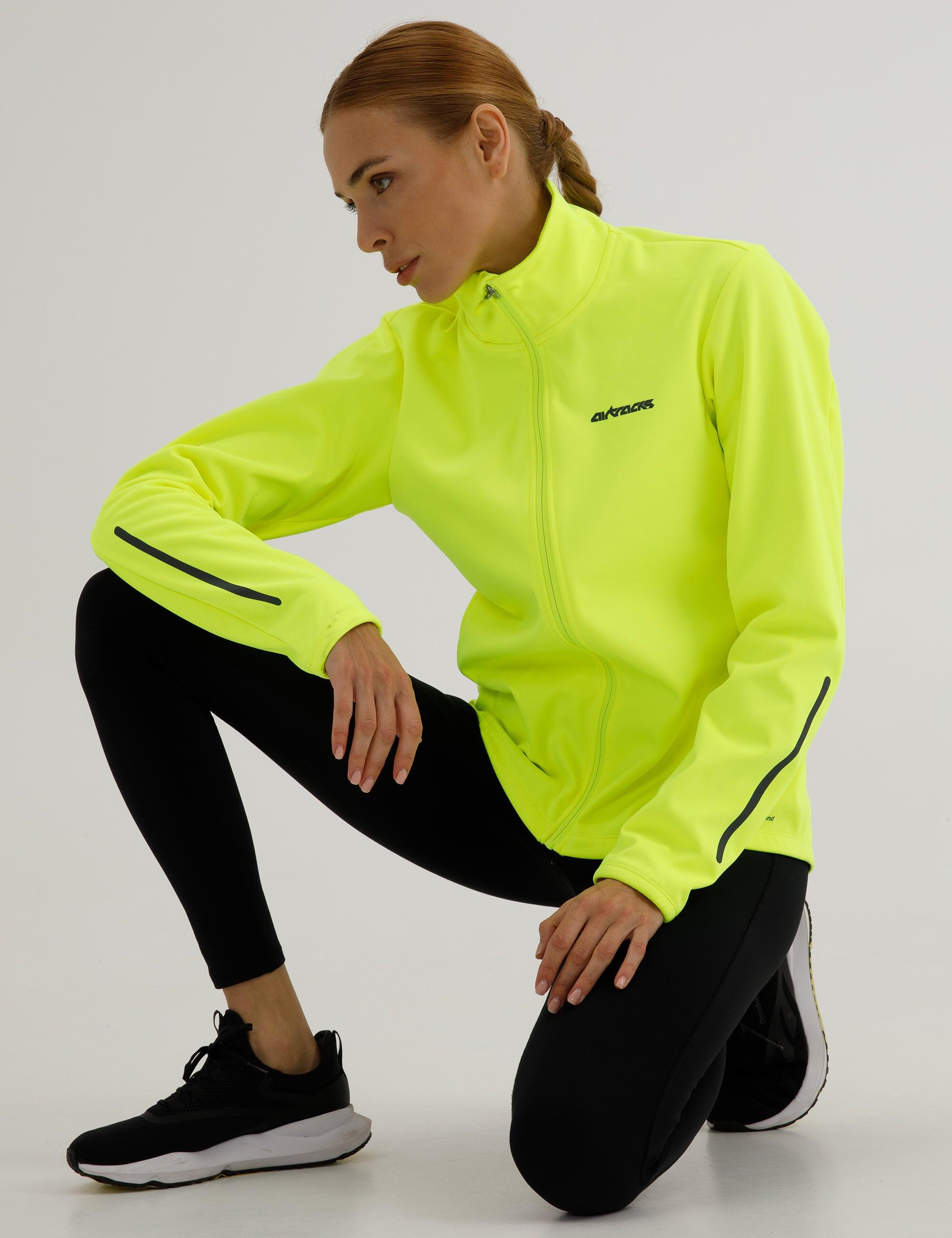 Damen Winter Fahrradjacke-Laufjacke Softshell Thermaljacke Aktive Comfort Line 4/4