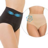 Lot de 2 culottes ceintures sculptantes noir & dune Cellutex