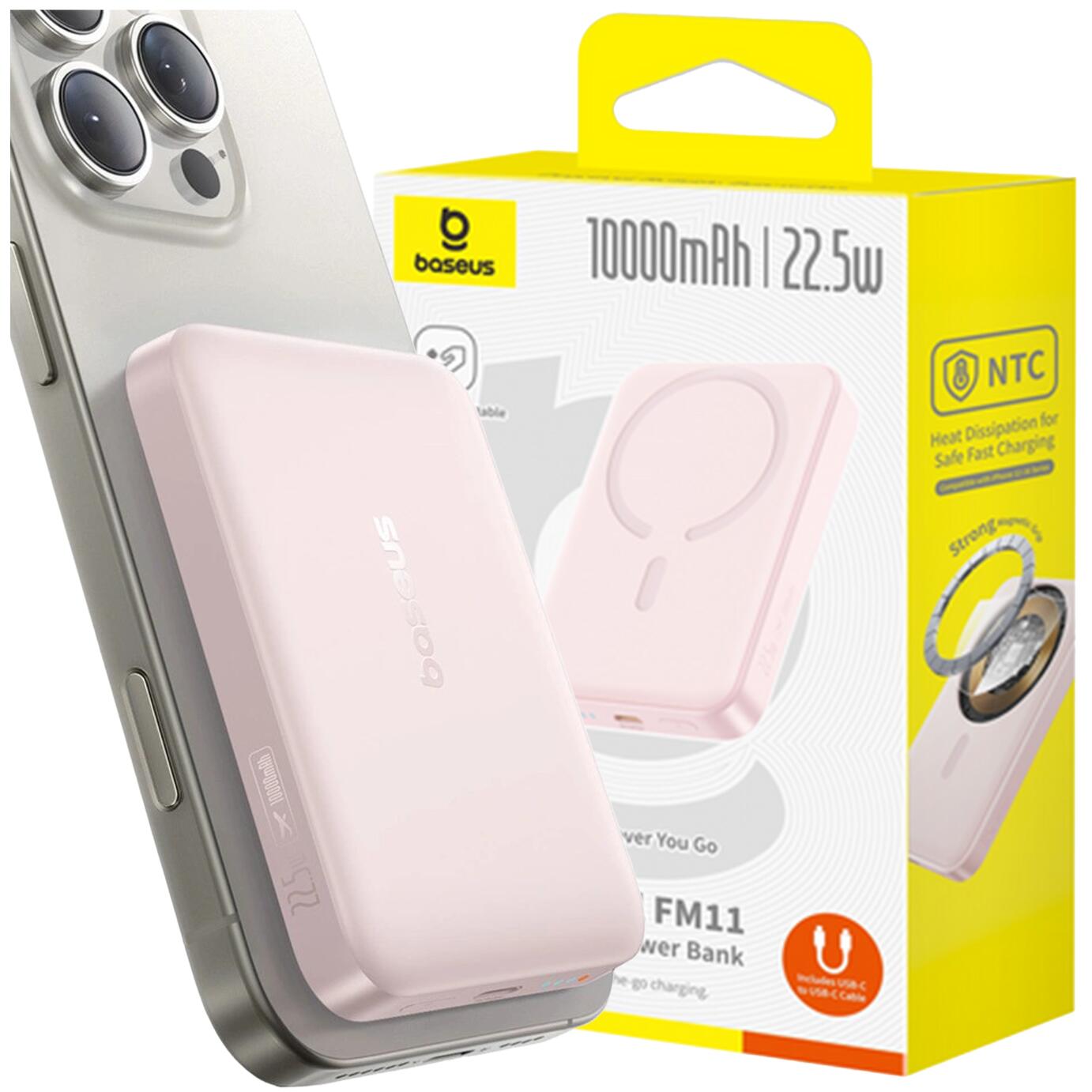 Powerbank Baseus indukcyjny 10000 mAh 22,5W magsafe