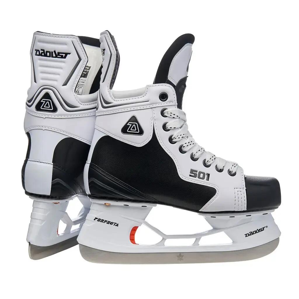 DAOUST 501 White Ice Hockey Skates Junior