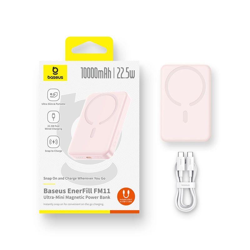 Powerbank Baseus indukcyjny 10000 mAh 22,5W magsafe 7/7