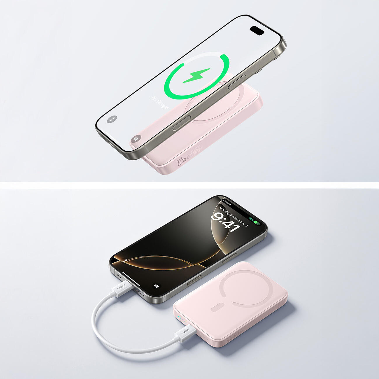 Powerbank Baseus indukcyjny 10000 mAh 22,5W magsafe 4/7