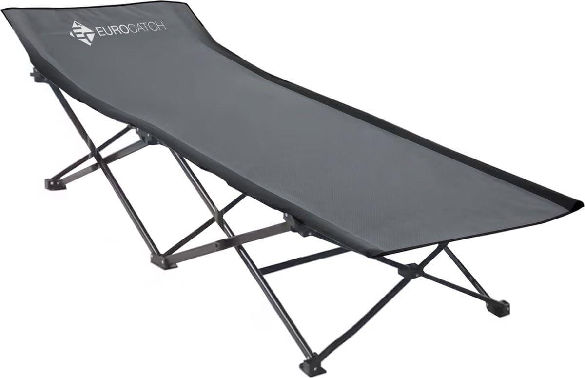 Eurocatch Ensemble de 2 Lits de Camp Pliables 4/6