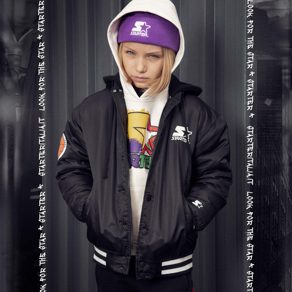 Bomber/Overshirt Starter 1101 zwart 3/4
