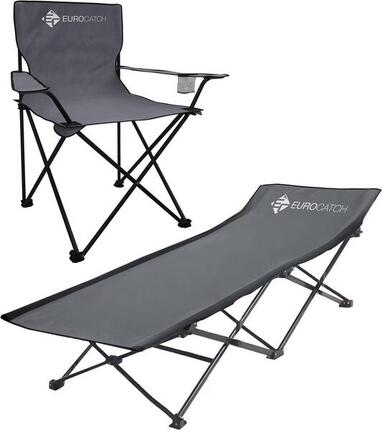 Campingstuhl & klappbares Feldbett - Festival Set